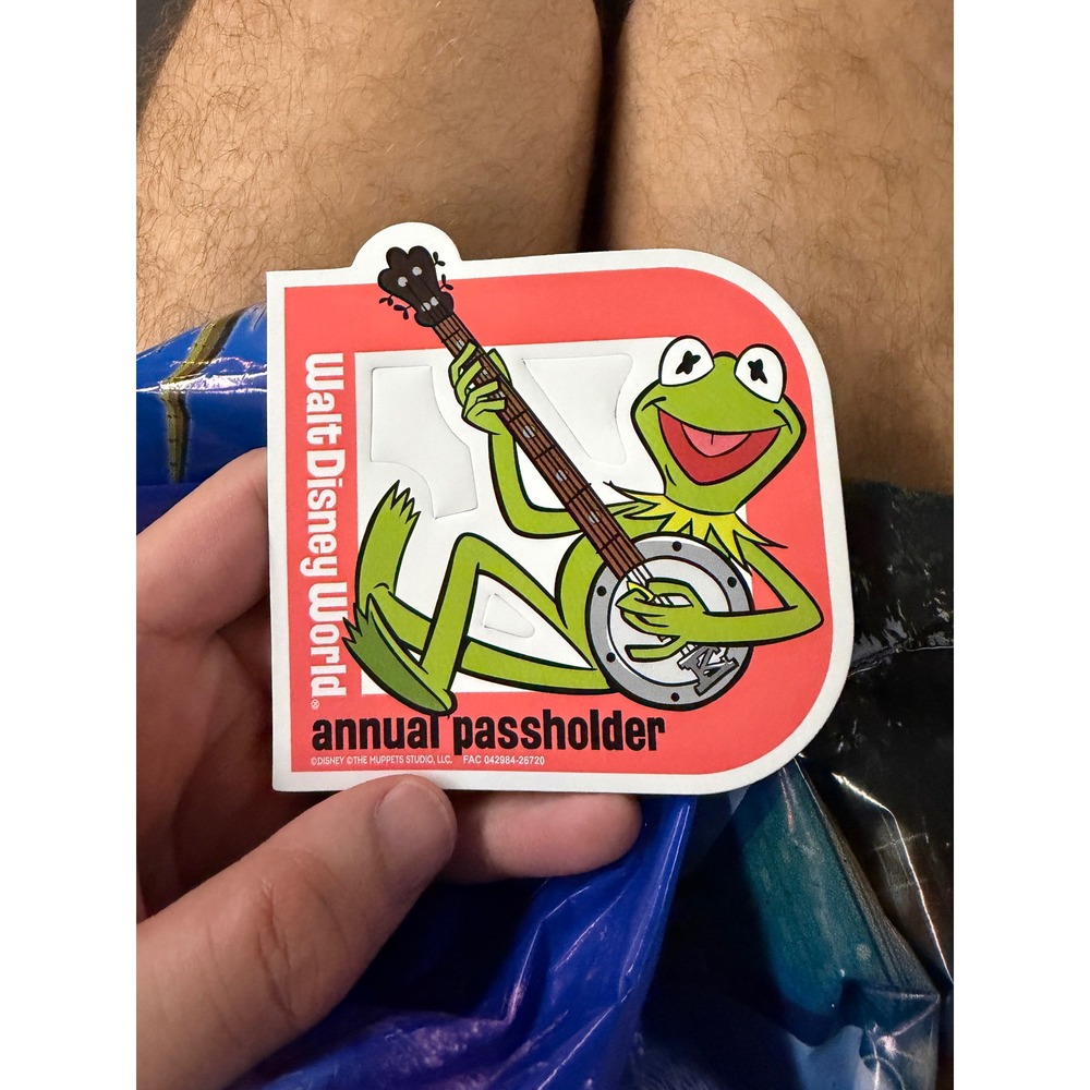 Disney World Kermit the Frog Annual Passholder Magnet 2024 Hollywood Studios NEW